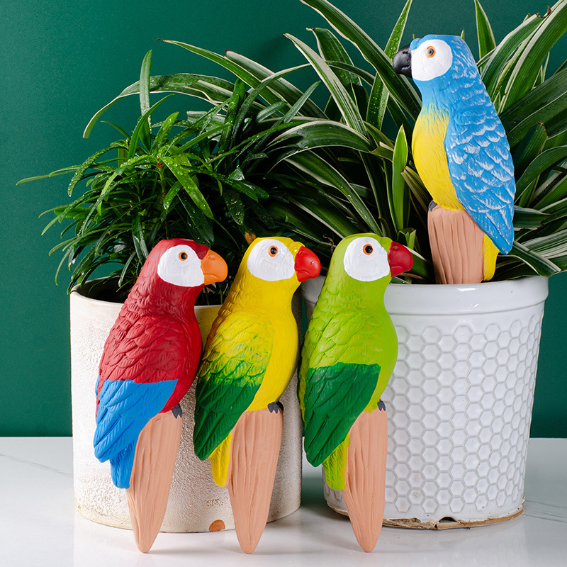 Plant Parenthood - Pali Irriganti in Terracotta per Pappagalli,