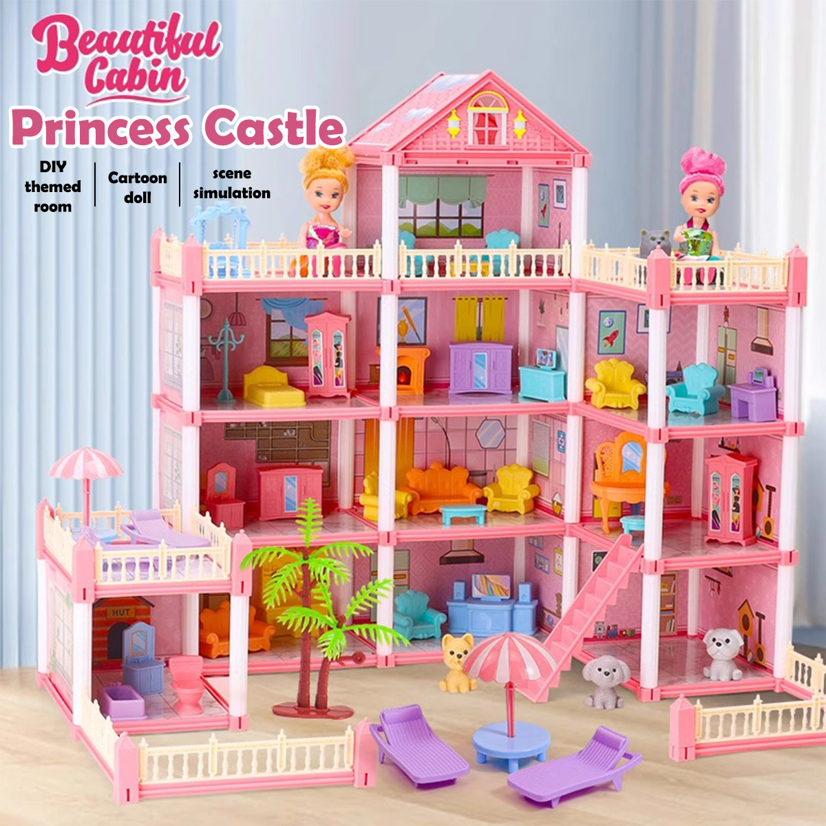 Casa delle Bambole 3D per Bamb - Philodendron Pink Princess recensione e prezzo