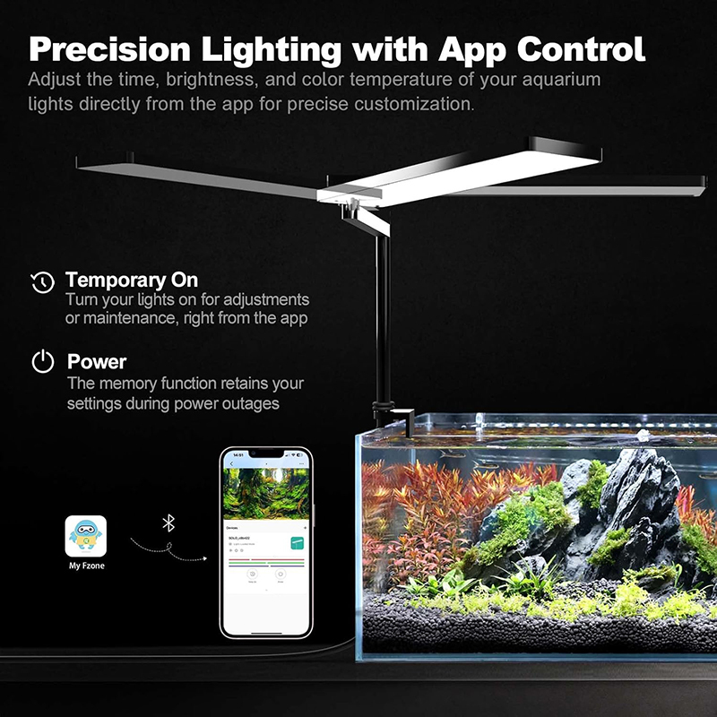 Lampada LED per Acquario FZONE - Plant Parent App recensione e prezzo