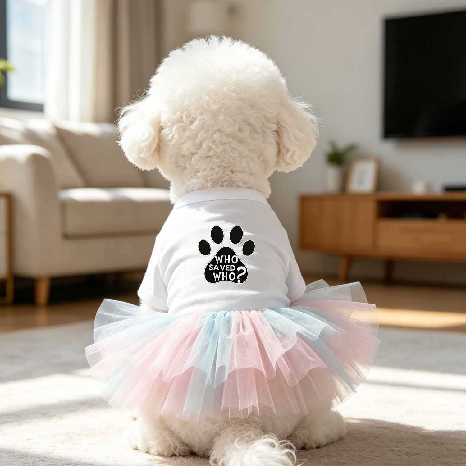 Abito per Cani in Tulle Stampa - Philodendron Pink Princess recensione e prezzo
