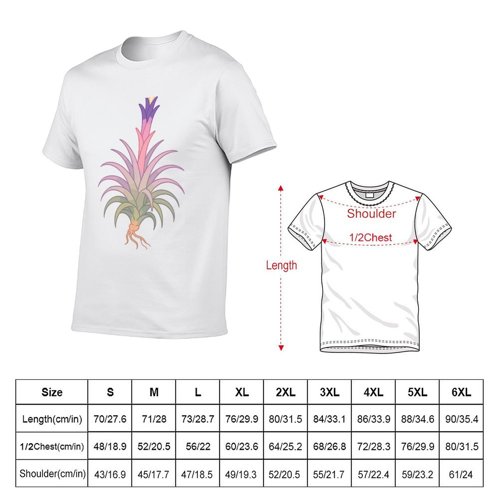 Blooming Tillandsia - T-shirt  - Air Plant Tillandsia recensione e prezzo